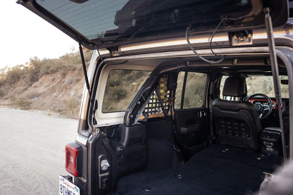 DV8 Offroad Jeep Wrangler JL Rear Window Molle Panels by DV8 Offroad