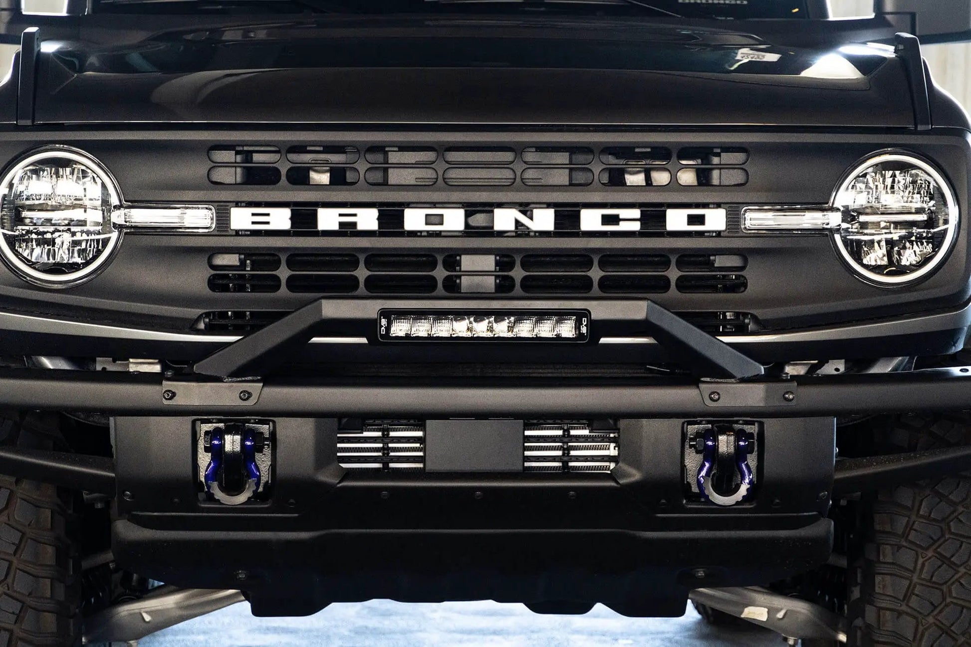 DV8 Offroad Ford Bronco Factory Modular Front Bumper Bull Bar by DV8 Offroad