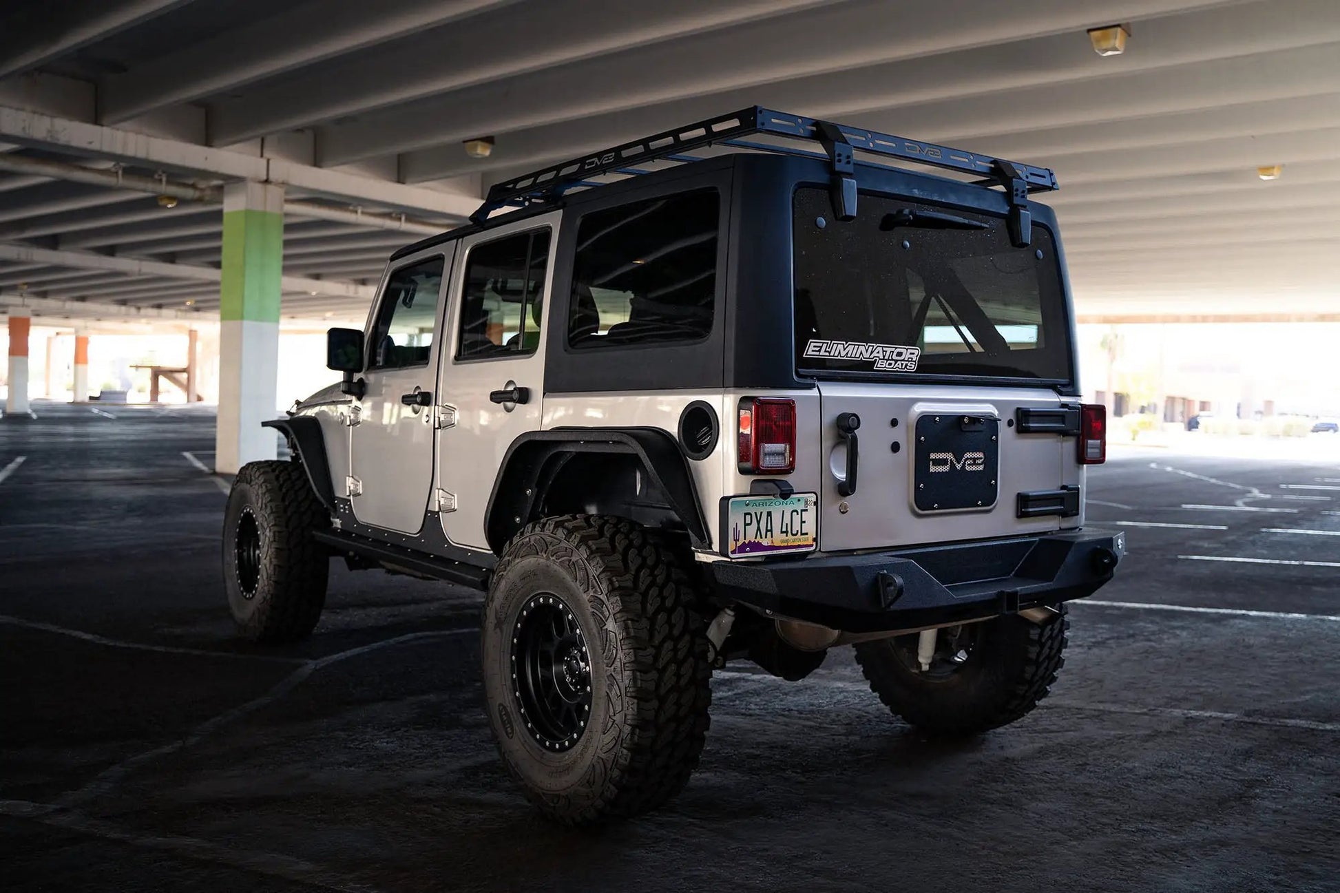 DV8 Offroad Jeep Wrangler JK Short Roof Rack by DV8 Offroad