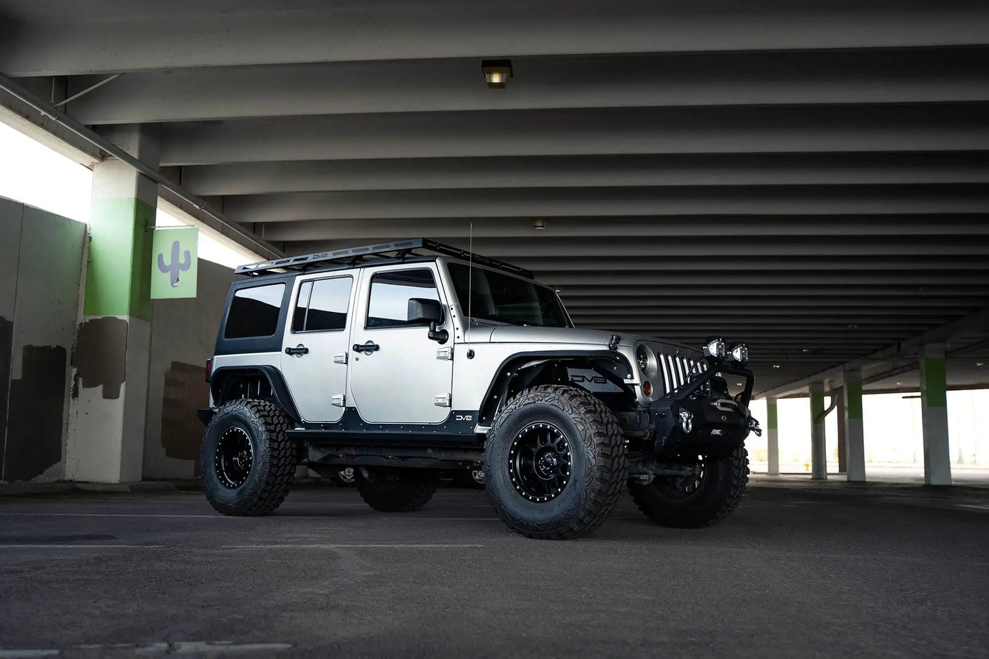 DV8 Offroad Jeep Wrangler JK Full-Length Roof Rack by DV8 Offroad