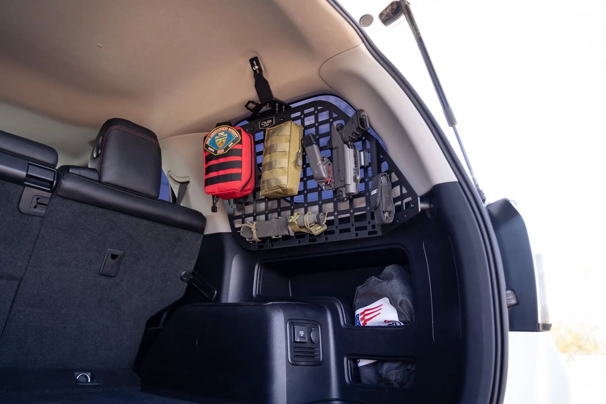 DV8 Offroad Toyota 4Runner Rear Window Molle Panels by DV8 Offroad