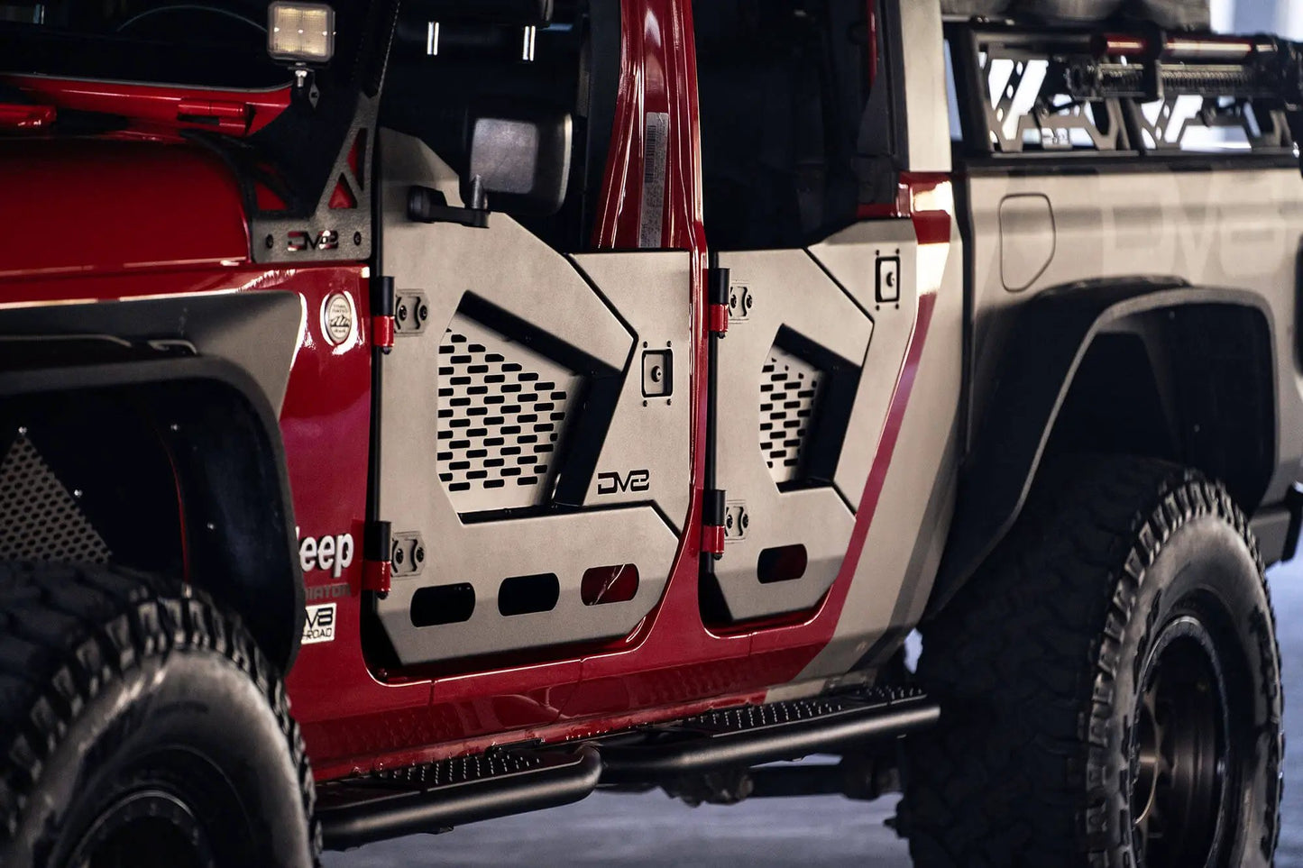 DV8 Offroad Jeep Wrangler JL & Gladiator JT Spec Series Half Doors Front Set by DV8 Offroad