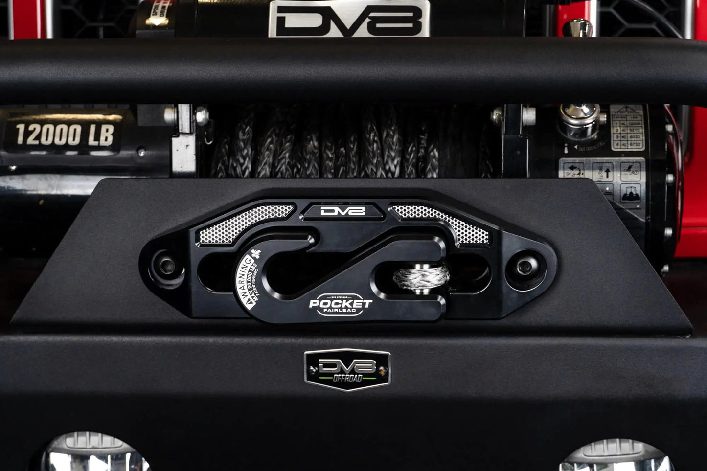 DV8 Offroad Pocket Fairlead for Synthetic Rope Winches by DV8 Offroad