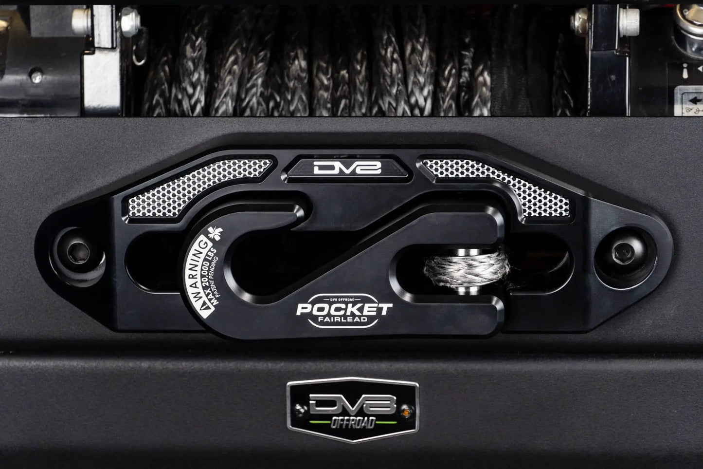 DV8 Offroad Pocket Fairlead for Synthetic Rope Winches by DV8 Offroad