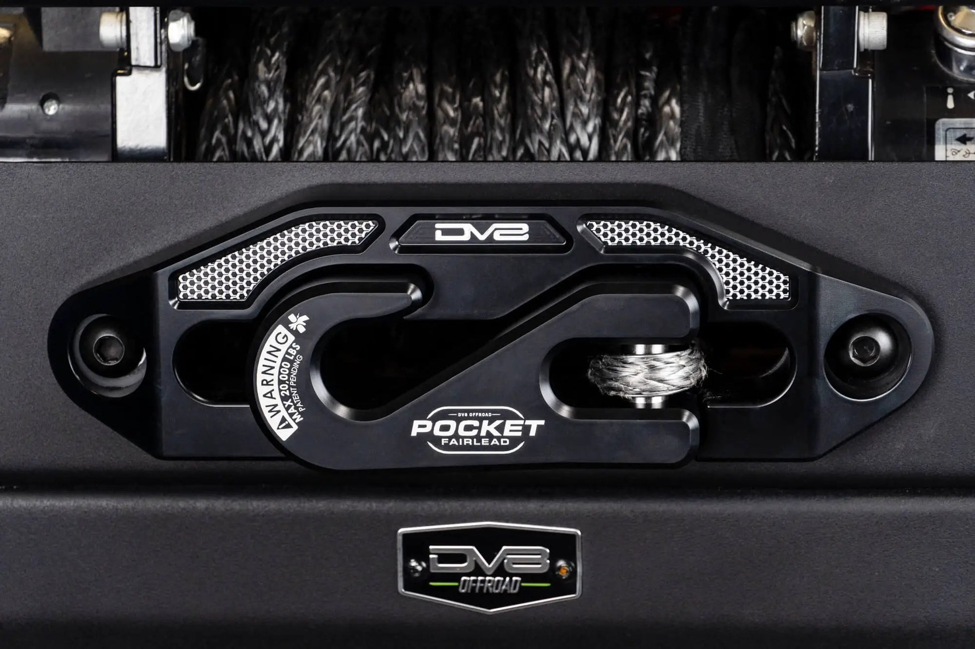 DV8 Offroad Pocket Fairlead for Synthetic Rope Winches by DV8 Offroad