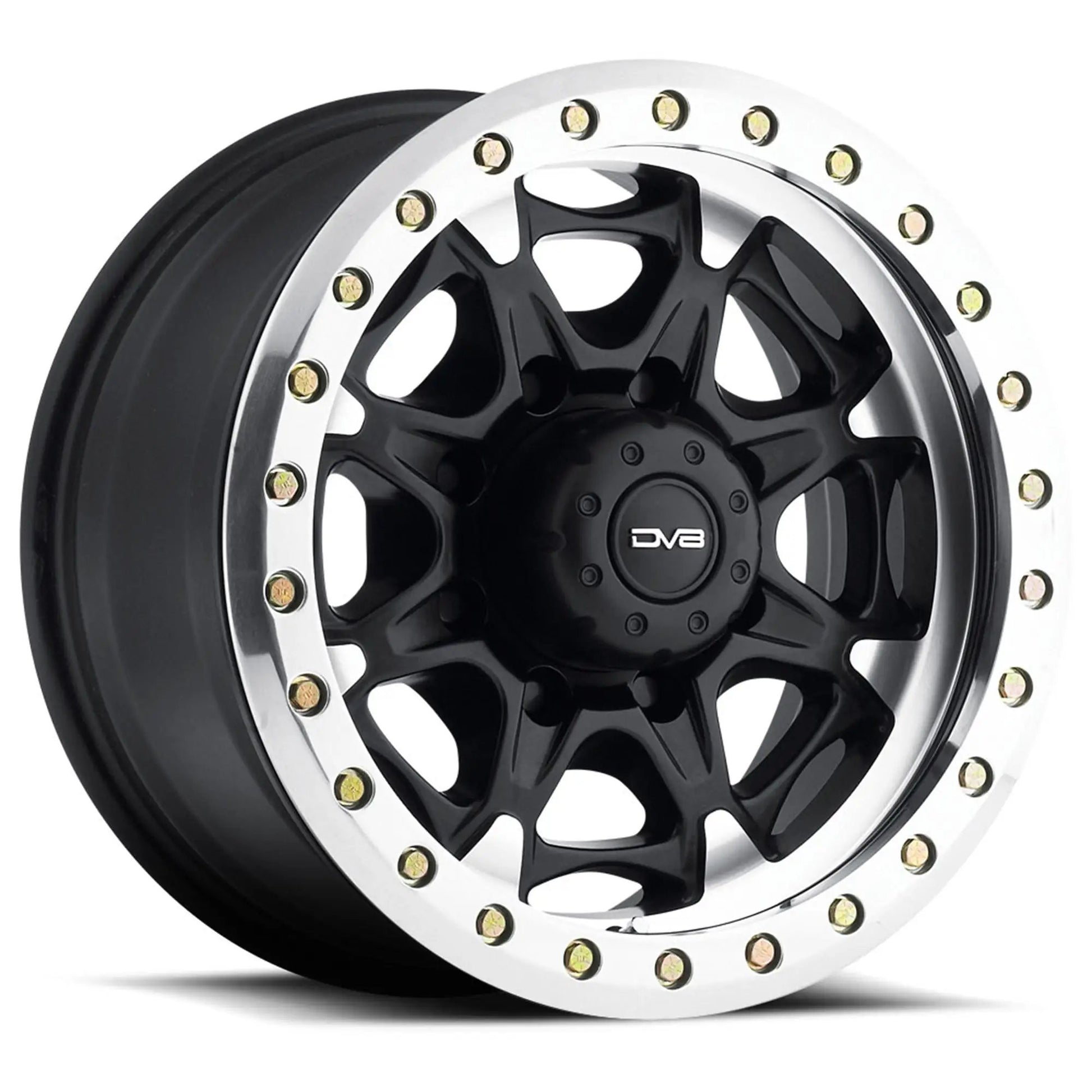DV8 Offroad 882 True Beadlock; Matte Black; 15 X 7; BP:4 X156; OS:+0 by DV8 Offroad