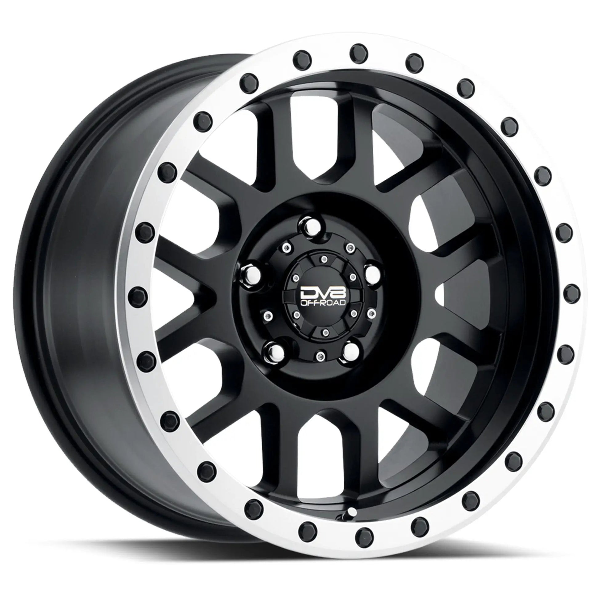 DV8 Offroad 883 Sim Beadlock; Matte Black; 17 X 9; BP:5X127; OS:-12 by DV8 Offroad