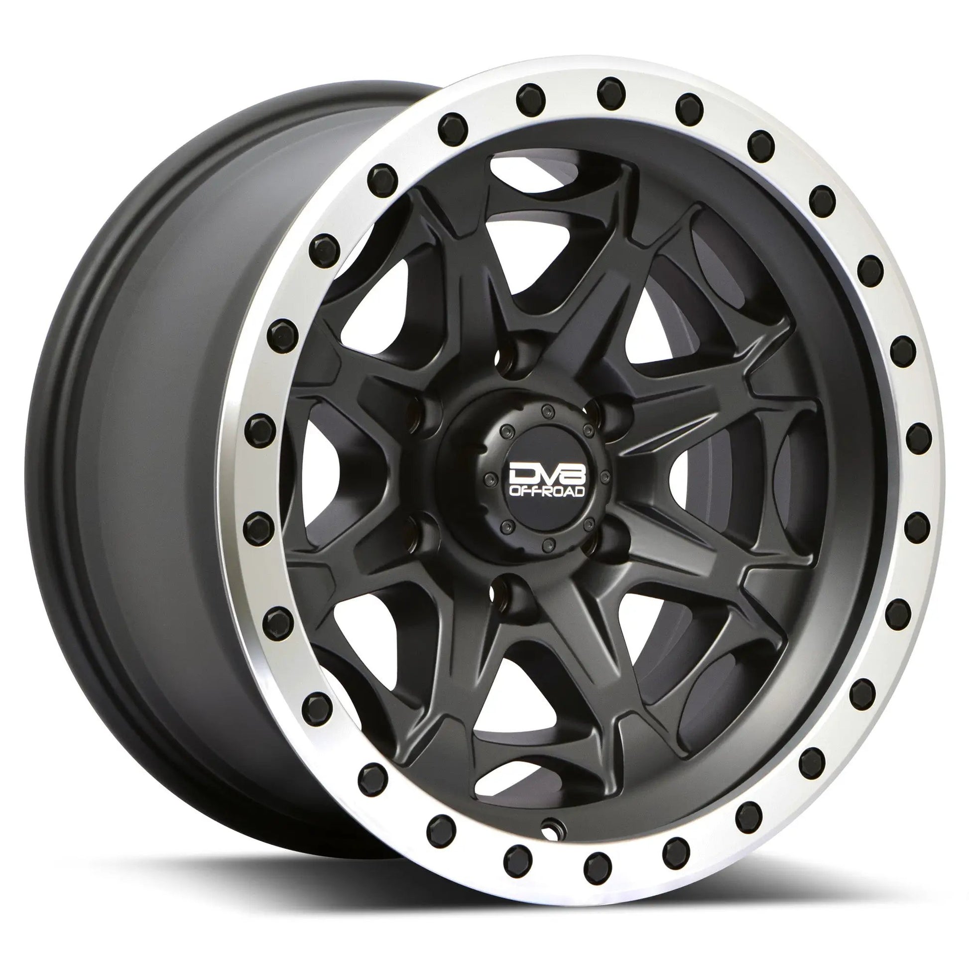 DV8 Offroad 886 Sim Beadlock; Matte Black; 20 X 12; BP:6X139.7; OS:-44 by DV8 Offroad