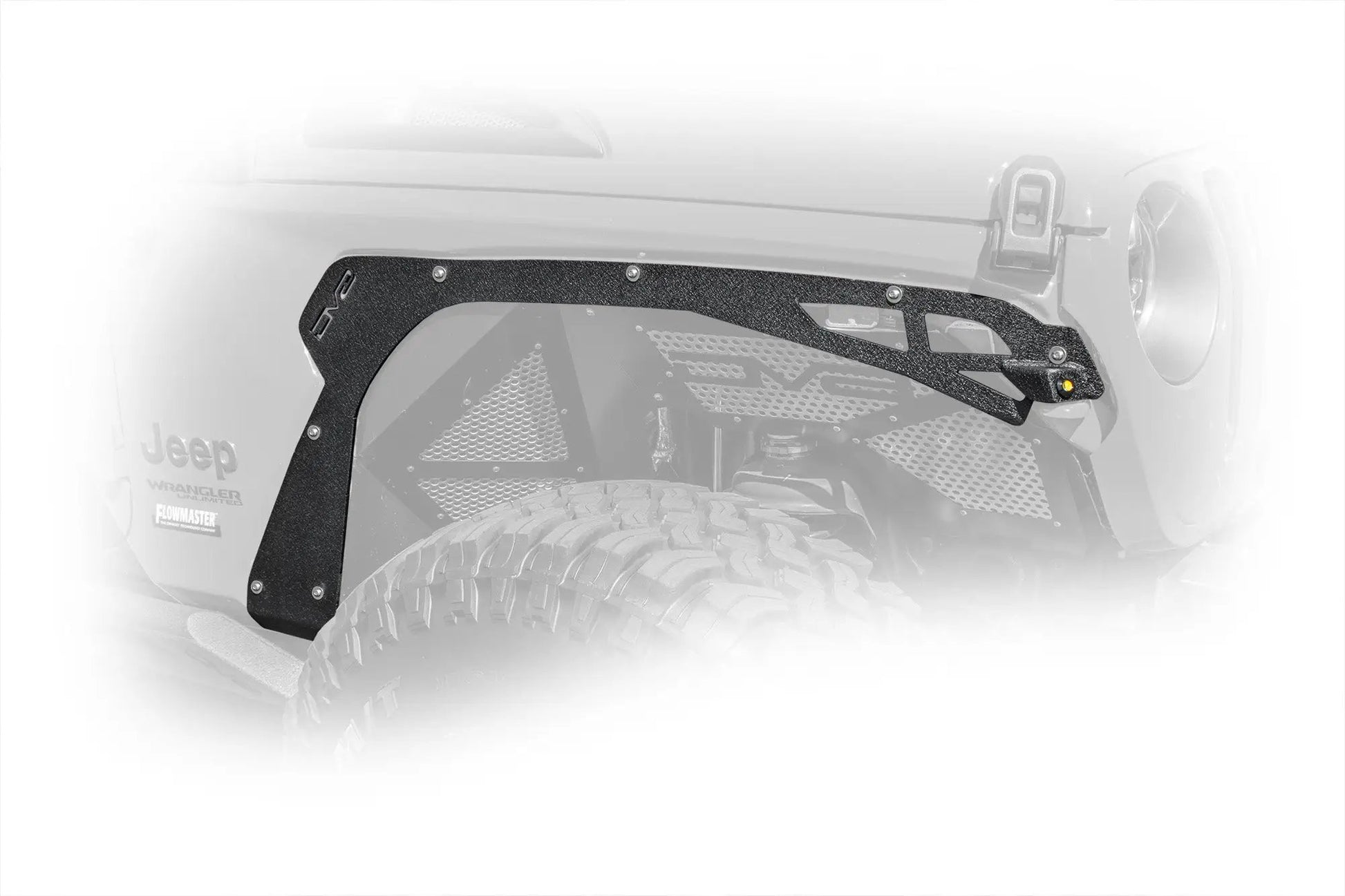 DV8 Offroad 18+ Jeep JL Fender Flares; Delete; Front & Rear by DV8 Offroad