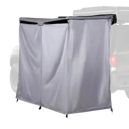 OVS HD Nomadic Shower - Quick Deploying Double Shower, 42" x 84", Grey Body, Green Trim W/Black Travel Bag by OVS
