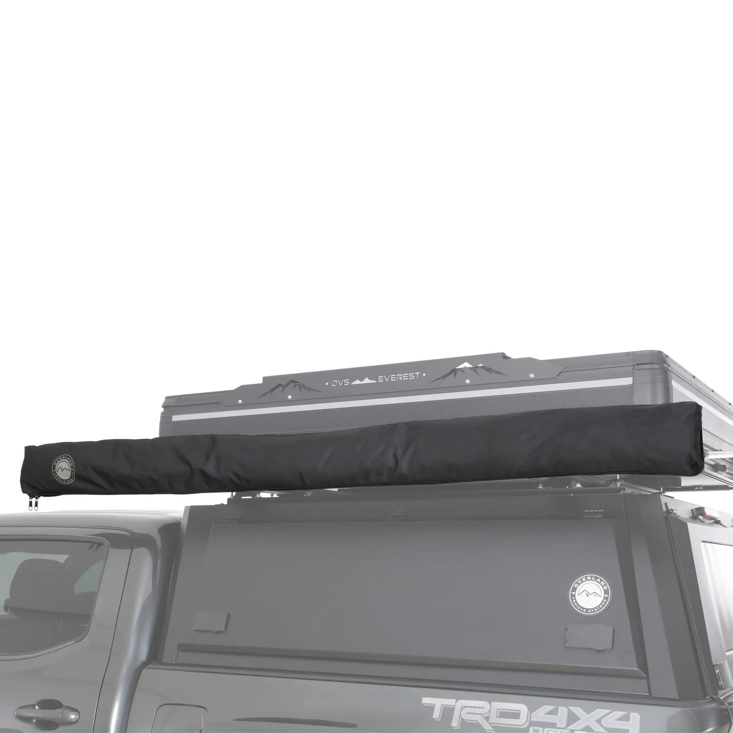 OVS HD Nomadic Shower - Quick Deploying Double Shower, 42" x 84", Grey Body, Green Trim W/Black Travel Bag by OVS