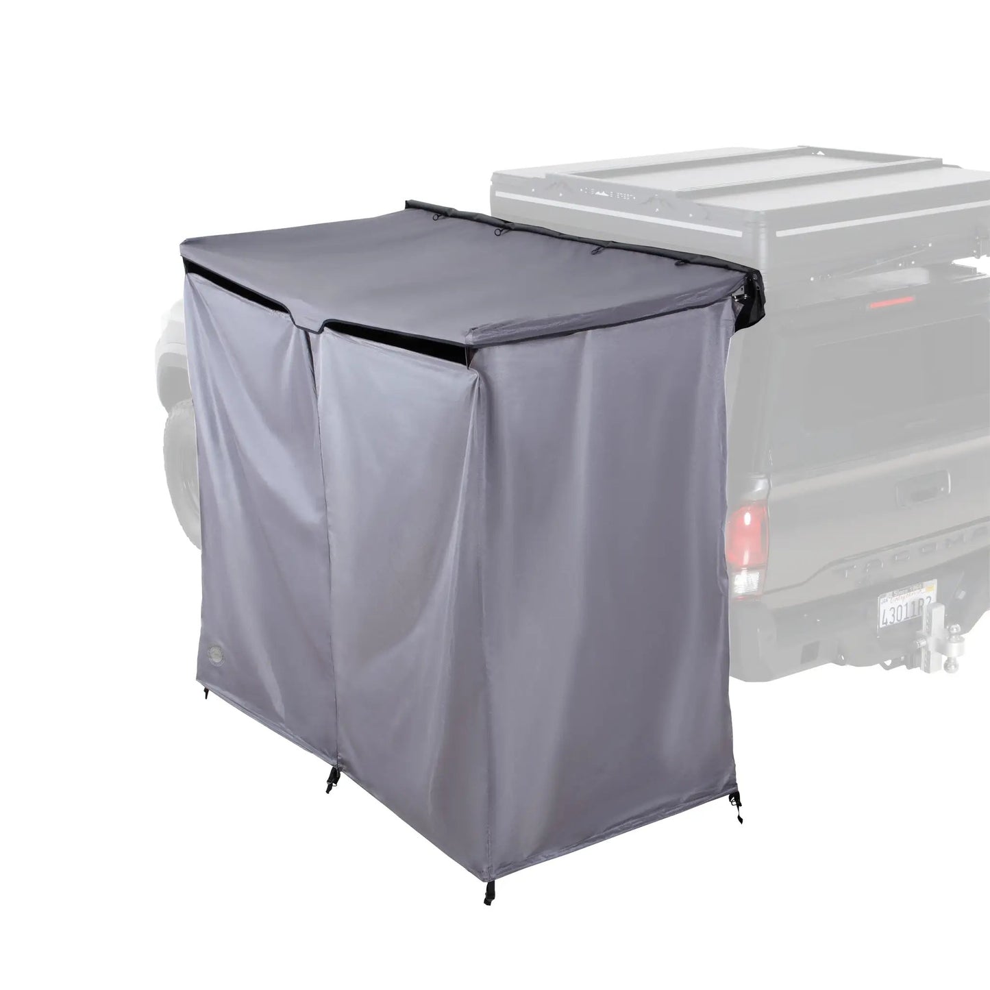 OVS HD Nomadic Shower - Quick Deploying Double Shower, 42" x 84", Grey Body, Green Trim W/Black Travel Bag by OVS
