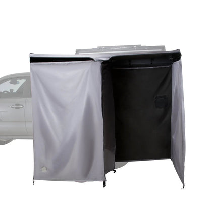 OVS HD Nomadic Shower - Quick Deploying Double Shower, 42" x 84", Grey Body, Green Trim W/Black Travel Bag by OVS