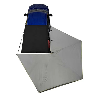 OVS HD Nomadic 270 LT - Awning, Driver Side, Grey Body, Green Trim W/Black Travel Bag by OVS