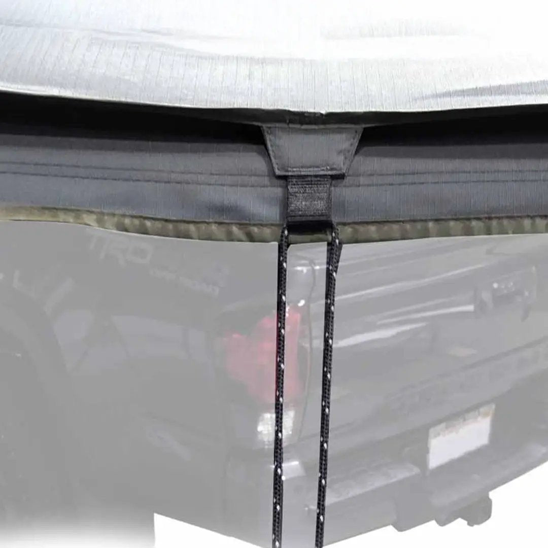 OVS HD Nomadic 270 LT - Awning, Driver Side, Grey Body, Green Trim W/Black Travel Bag by OVS