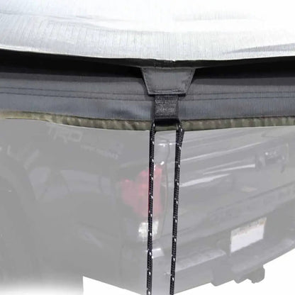 OVS HD Nomadic 270 LT - Awning, Driver Side, Grey Body, Green Trim W/Black Travel Bag by OVS