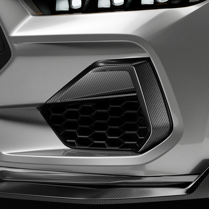 NYTOP 2024-Current Ford Mustang GT Dry Carbon Side Grille Trim Cover