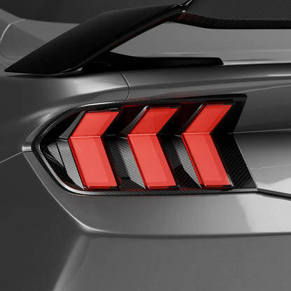 NYTOP 2024-Current Ford Mustang Dry Carbon Taillight Cover by NYTOP