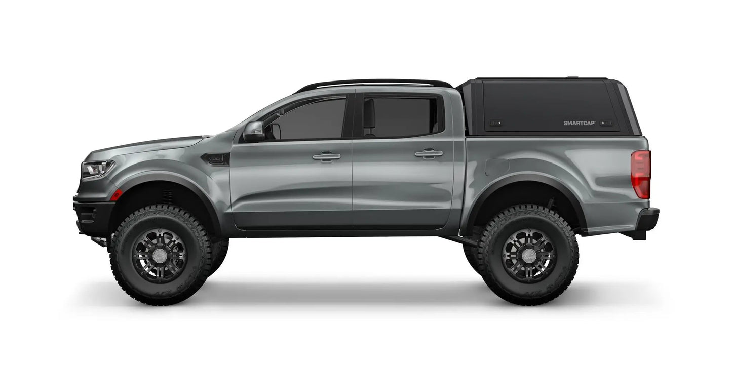 RSI SmartCap Ranger Truck Bed SmartCapEVOa Adventure Matte Black 24-26 Ford Ranger 5 Foot Short Bed SmartCap by RSI SmartCap