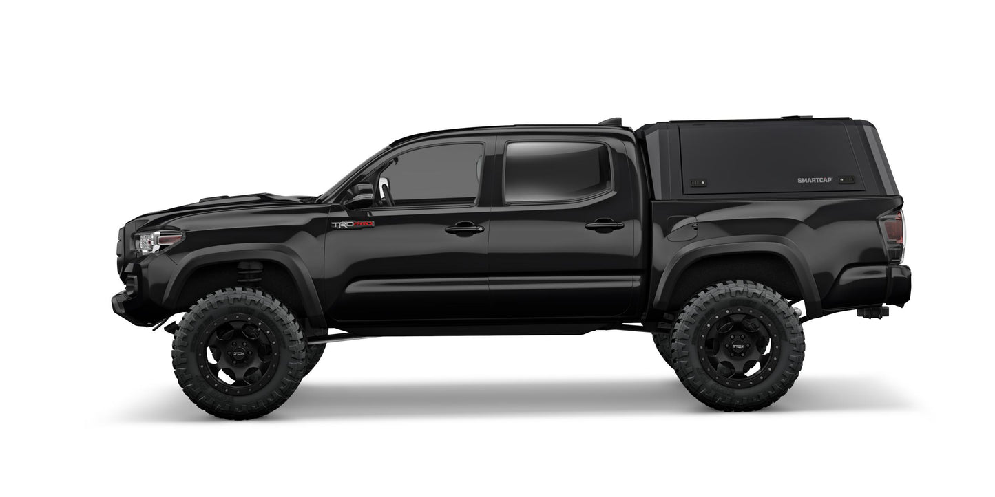Кунг Tacoma Truck Bed Cap SmartCapEVOa Adventure Matte Black для Toyota Tacoma 16-23 с короткой 5-футовой платформой SmartCap