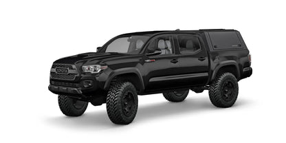 RSI SmartCap Tacoma Truck Bed Cap SmartCap EVOa Adventure Matte Black For 16-23 Toyota Tacoma 5 Foot Short Bed SmartCap by RSI SmartCap