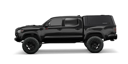 RSI SmartCap Tacoma Truck Bed Cap SmartCap EVOa Adventure Matte Black For 16-23 Toyota Tacoma 5 Foot Short Bed SmartCap by RSI SmartCap