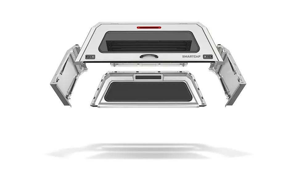 RSI SmartCap RAM 1500 Truck Bed Cap SmartCapEVOc Commercial OEM White For 19-26 RAM 1500 6.4 Foot Standard Bed SmartCap by RSI SmartCap