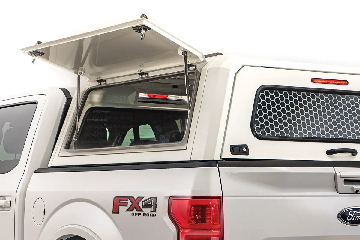 RSI SmartCap Tacoma Truck Bed Cap SmartCap EVOc Commercial White For 24-26 Toyota Tacoma 6 Foot Standard Bed RSI SmartCap by RSI SmartCap