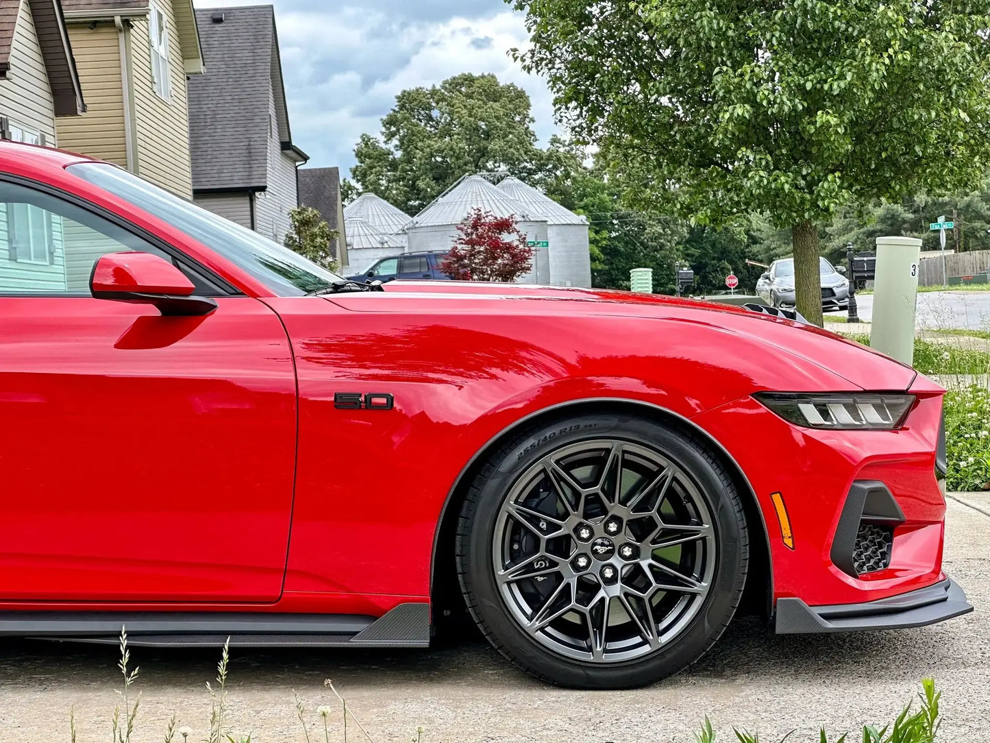 NYTOP 2024-Current Ford Mustang Side Skirt Extension by NYTOP