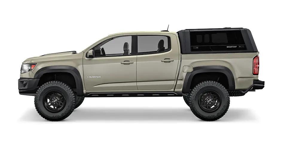 RSI SmartCap Colorado/Canyon Truck Bed Cap SmartCapEVO Sport Matte Black For 15-22 Chevrolet Colorado/Canyon 6 Foot Standard Bed SmartCap by RSI SmartCap