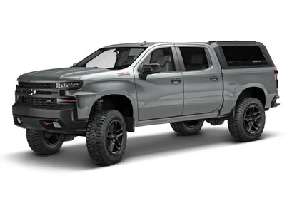RSI SmartCap Silverado/Sierra 1500 Truck Bed Cap SmartCapEVO Sport Matte Black For 19-26 Chevrolet Silverado/Sierra 1500 6.5 Foot Standard Bed SmartCap by RSI SmartCap