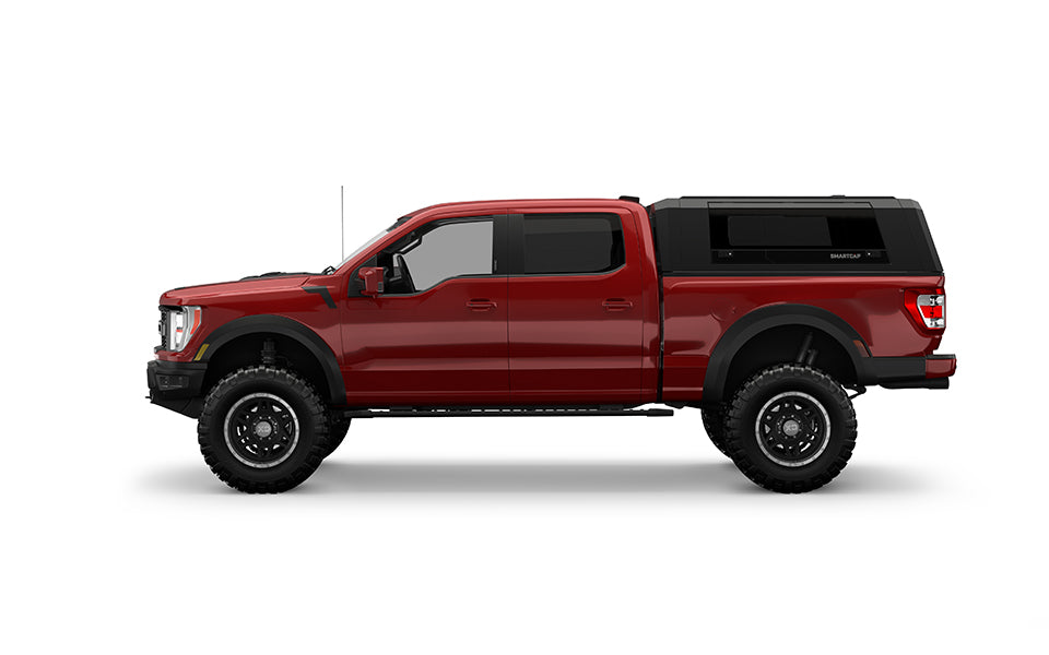 RSI SmartCap F-150 Truck Bed Cap SmartCapEVO Sport Matte Black For 21-26 Ford F-150 6.5 Foot Standard Bed SmartCap