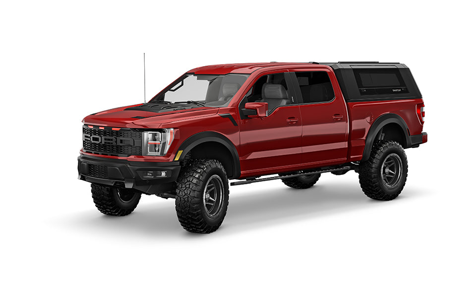 RSI SmartCap F-150 Truck Bed Cap SmartCapEVO Sport Matte Black For 21-26 Ford F-150 6.5 Foot Standard Bed SmartCap