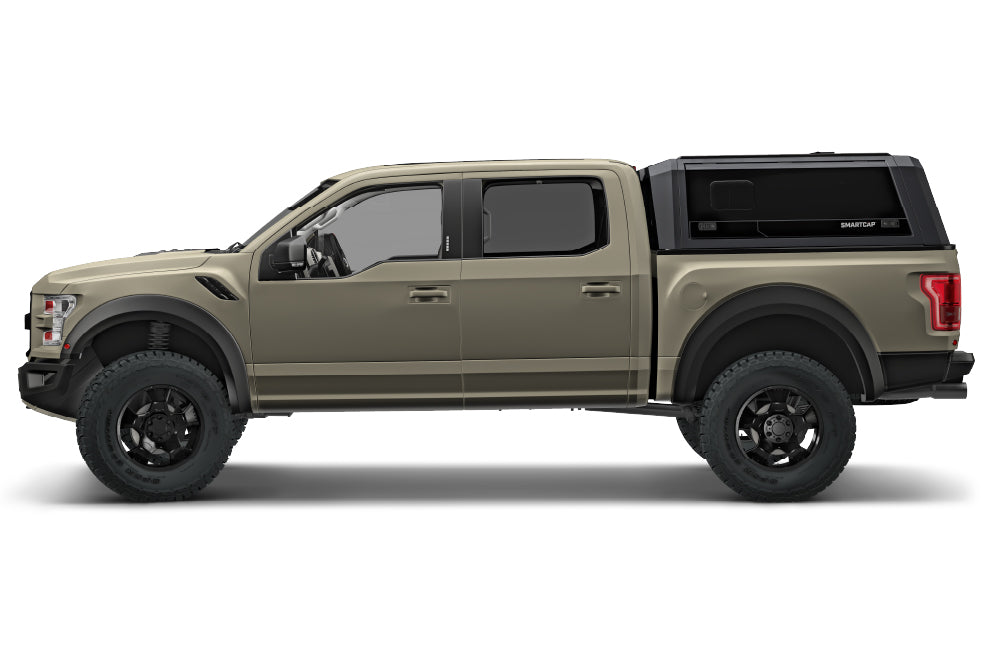 Tapa de Caja de Camioneta F-250/F-350 SmartCapEVO Sport Negro Mate 23-26 Ford F-250/F-350 Super Duty 6.5 Pies Caja Estándar RSI SmartCap
