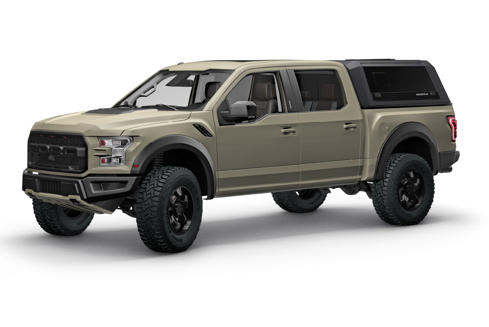 Tapa de Caja de Camioneta F-250/F-350 SmartCapEVO Sport Negro Mate 23-26 Ford F-250/F-350 Super Duty 6.5 Pies Caja Estándar RSI SmartCap
