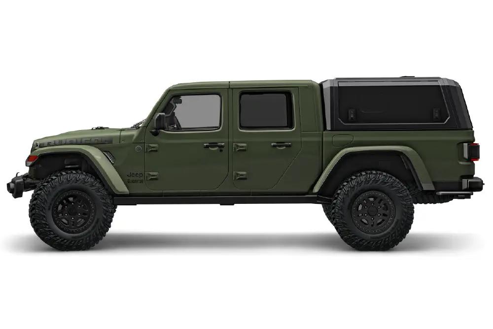 RSI SmartCap Gladiator Truck Bed Cap SmartCapEVO Sport Matte Black 20-26 Jeep Gladiator 5 Foot Short Bed SmartCap by RSI SmartCap