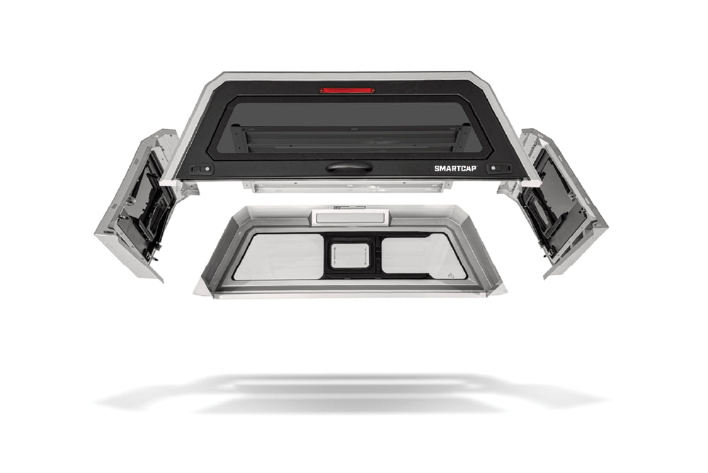 Колпак для грузовой платформы Tundra SmartCap EVO Sport, матовый черный, для Toyota Tundra 22-26, короткая платформа 5,5 футов, SmartCap