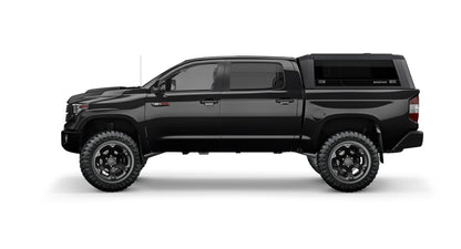 Tapa de caja de camioneta Tundra SmartCap EVO Sport Negro Mate para Toyota Tundra 22-26 de caja estándar de 6.5 pies SmartCap