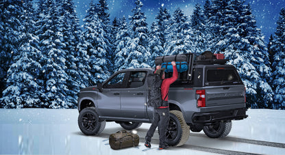 Tapa de Caja de Camioneta Tacoma SmartCapEVO Sport Negro Mate Para Toyota Tacoma 24-26 Caja Corta de 5 Pies RSI SmartCap