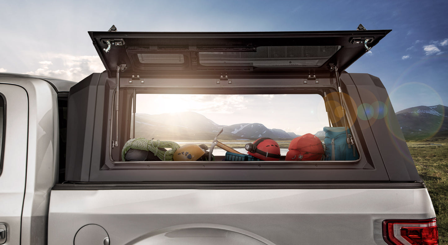 Tapa de caja para camioneta Tacoma SmartCapEVO Sport negro mate para Toyota Tacoma 24-26, cama estándar de 6 pies, RSI SmartCap