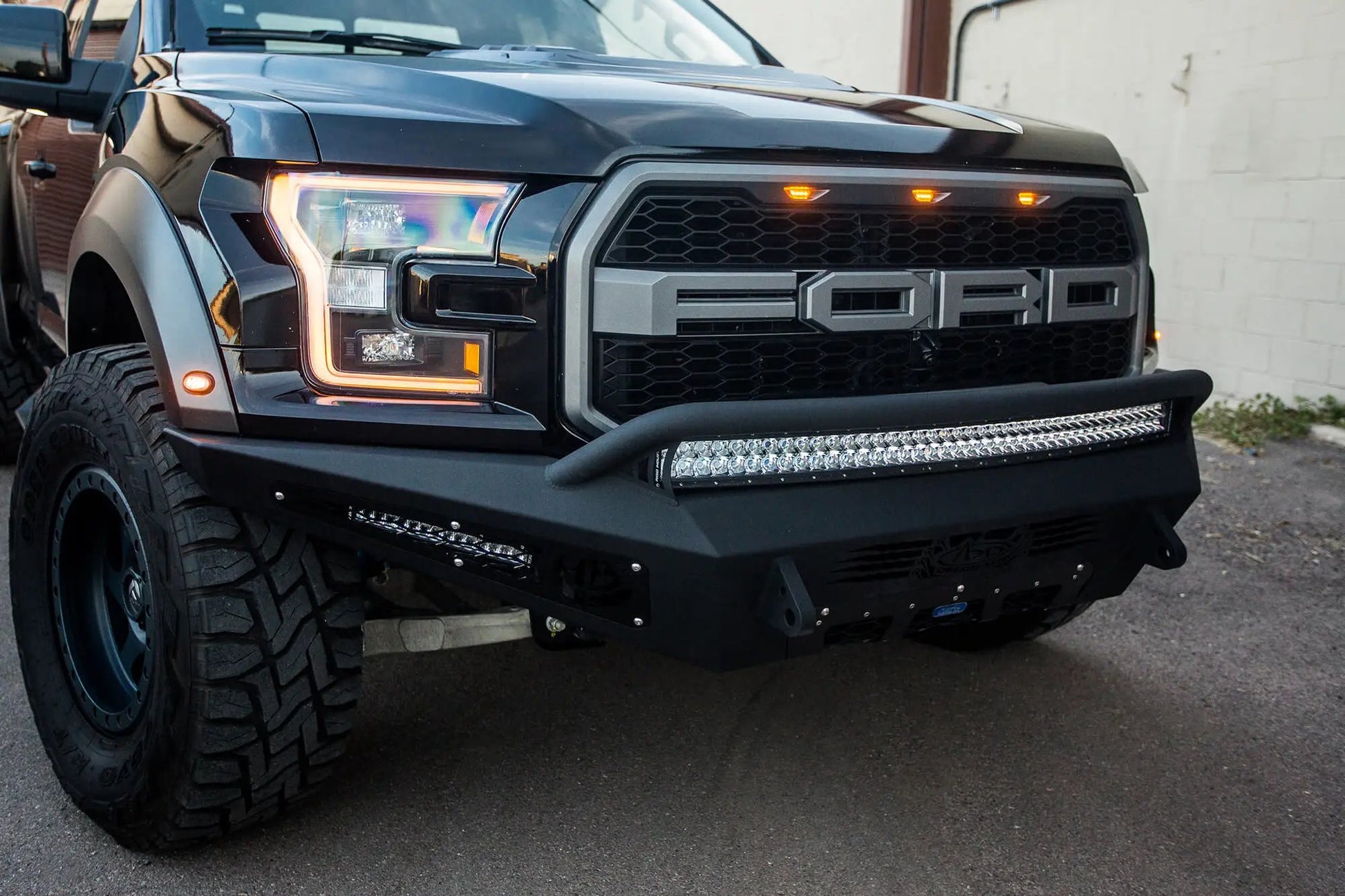 Addictive Desert Designs 2017 - 2020 Ford Raptor HoneyBadger Front Bumper by Addictive Desert Designs