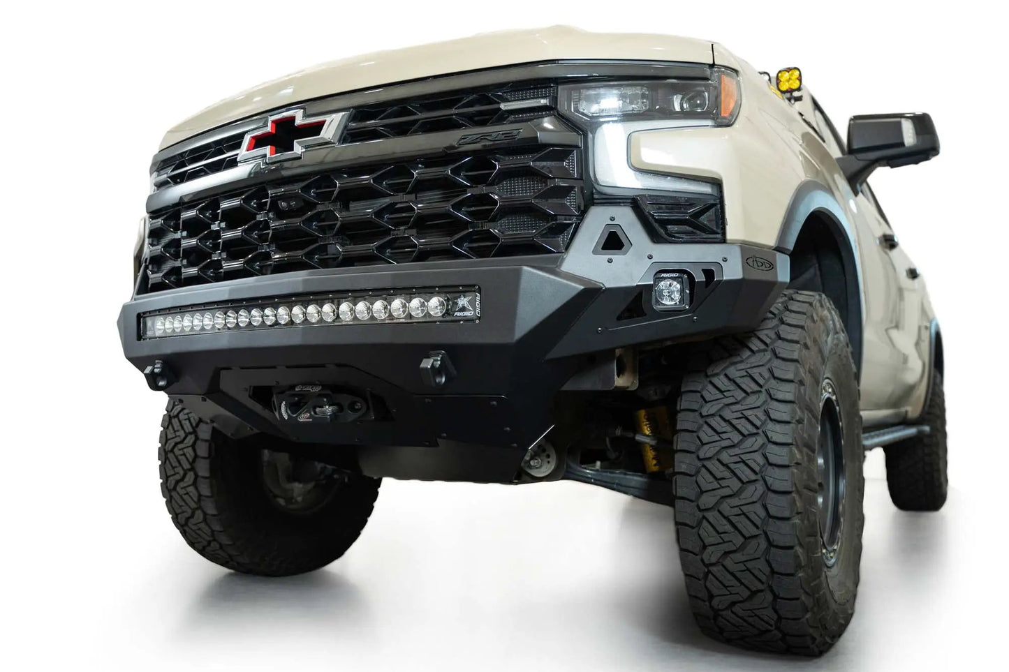 Addictive Desert Designs Chevy Silverado 1500 ZR2 Stealth Fighter Front Bumper by Addictive Desert Designs