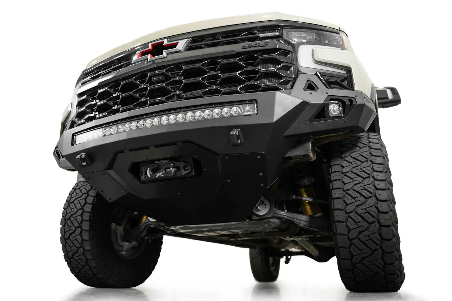 Addictive Desert Designs Chevy Silverado 1500 ZR2 Stealth Fighter Front Bumper by Addictive Desert Designs
