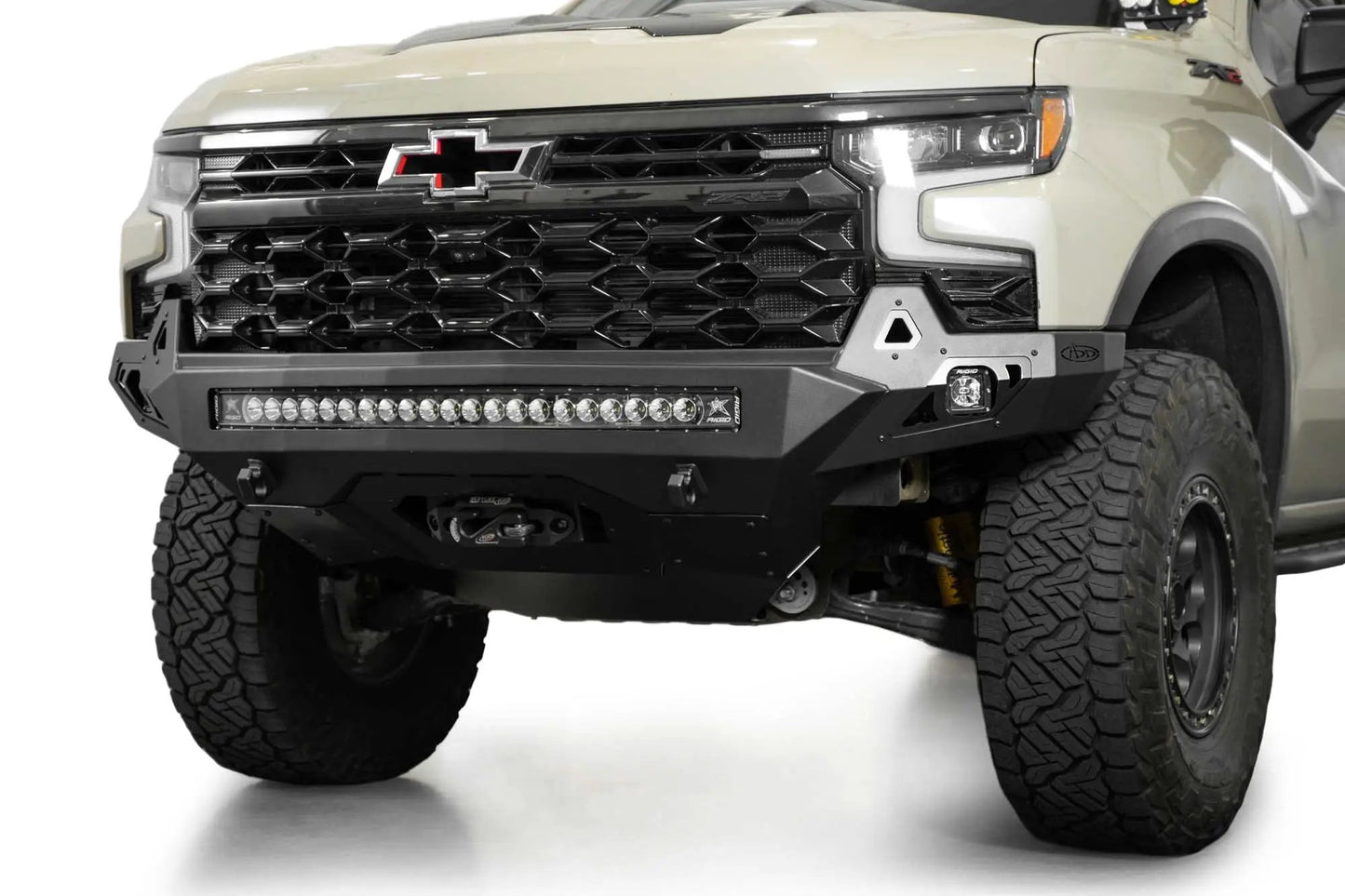 Addictive Desert Designs Chevy Silverado 1500 ZR2 Stealth Fighter Front Bumper by Addictive Desert Designs