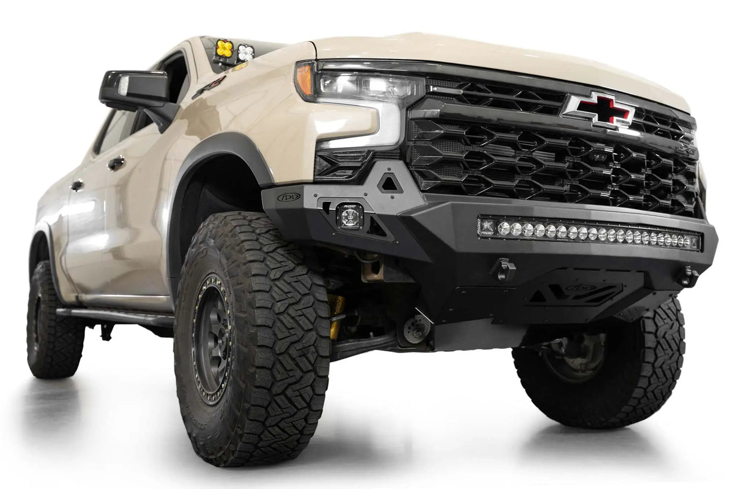 Addictive Desert Designs Chevy Silverado 1500 ZR2 Stealth Fighter Front Bumper by Addictive Desert Designs