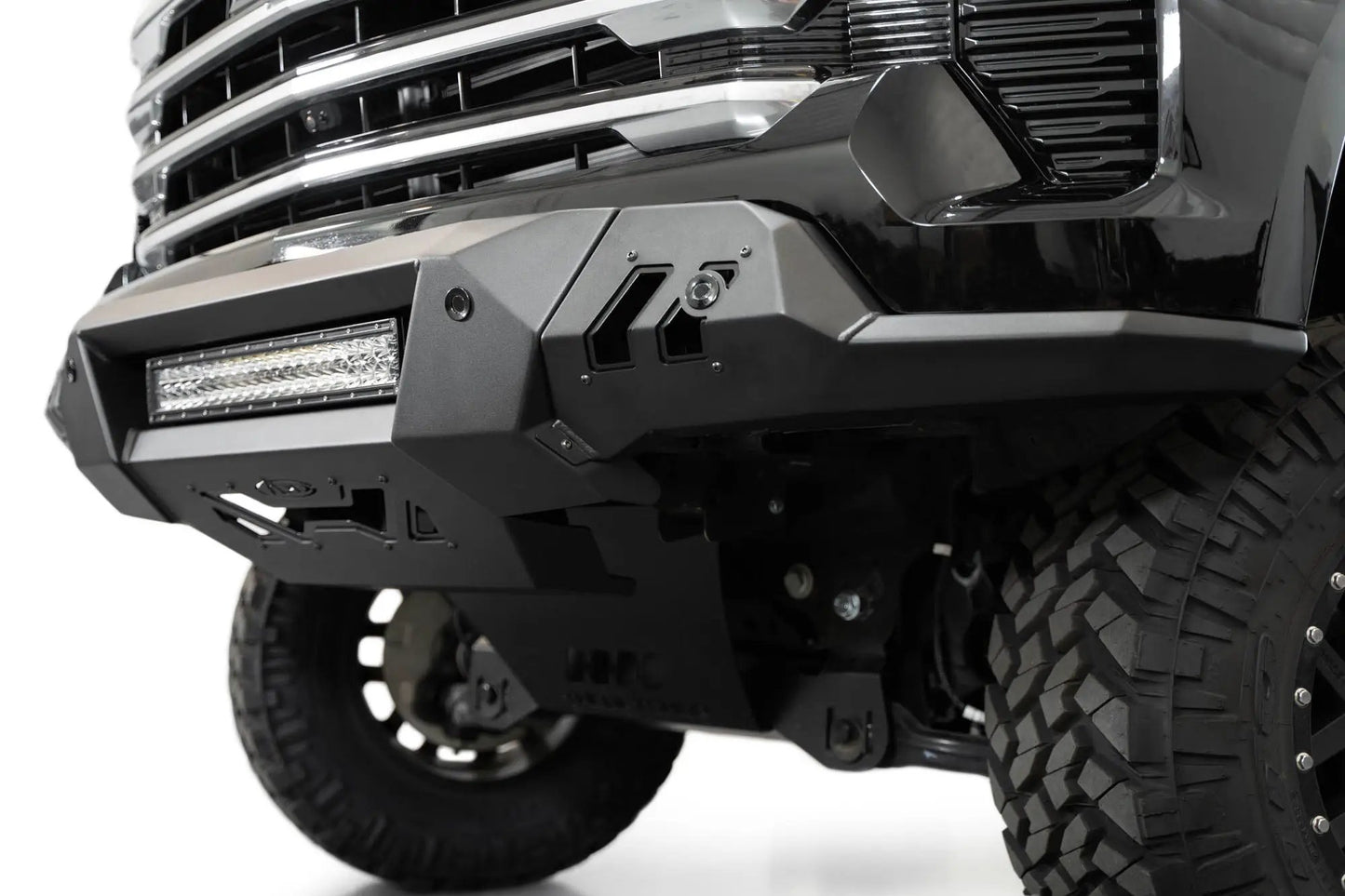 Addictive Desert Designs Chevy Silverado 1500 Black Label Front Bumper by Addictive Desert Designs