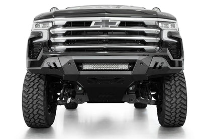 Addictive Desert Designs Chevy Silverado 1500 Black Label Front Bumper by Addictive Desert Designs