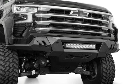 Addictive Desert Designs Chevy Silverado 1500 Black Label Front Bumper by Addictive Desert Designs