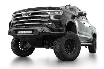 Addictive Desert Designs Chevy Silverado 1500 Black Label Front Bumper by Addictive Desert Designs