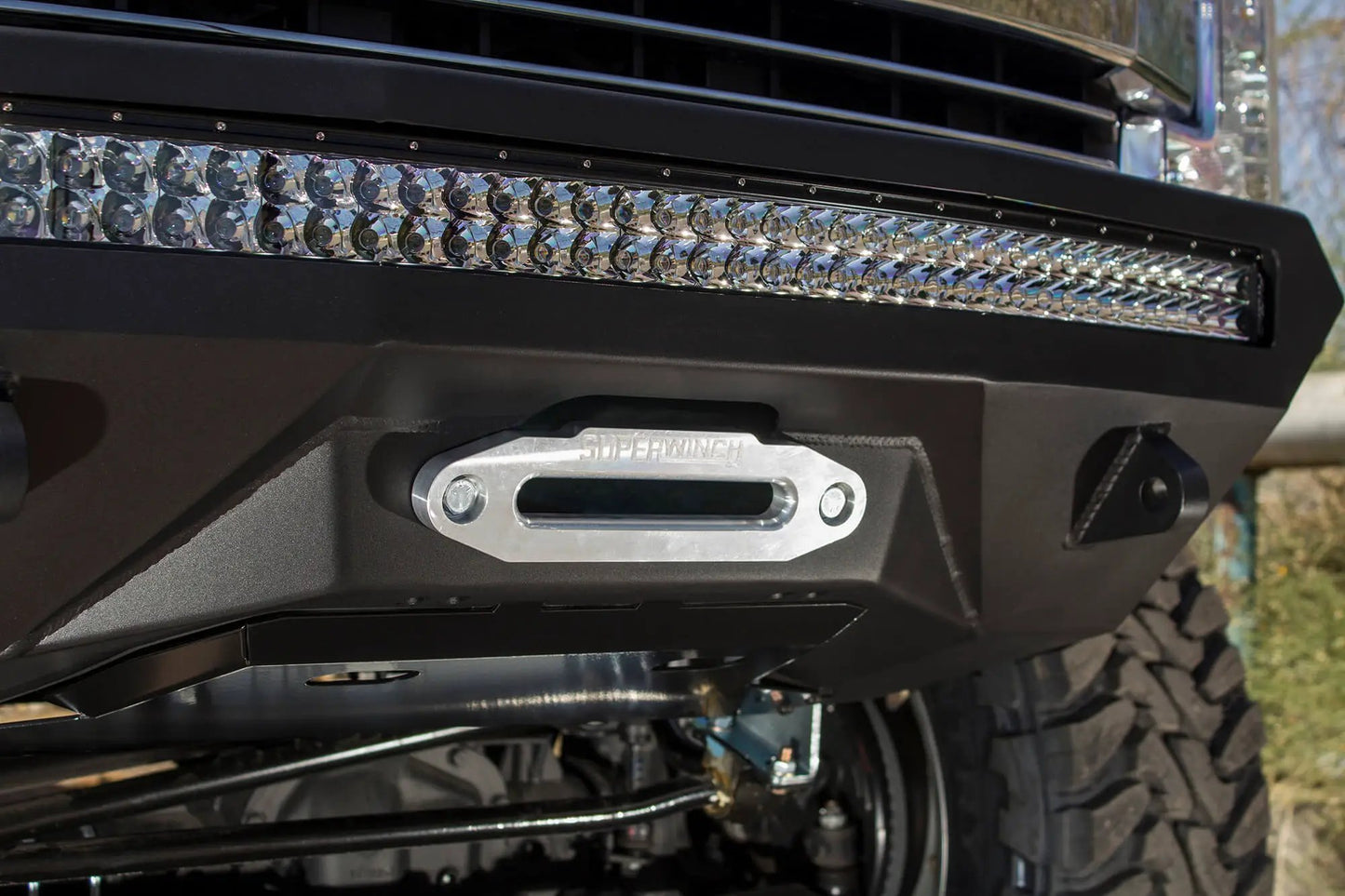 Addictive Desert Designs 2017 - 2022 Ford Super Duty Stealth Fighter Front Bumper by Addictive Desert Designs